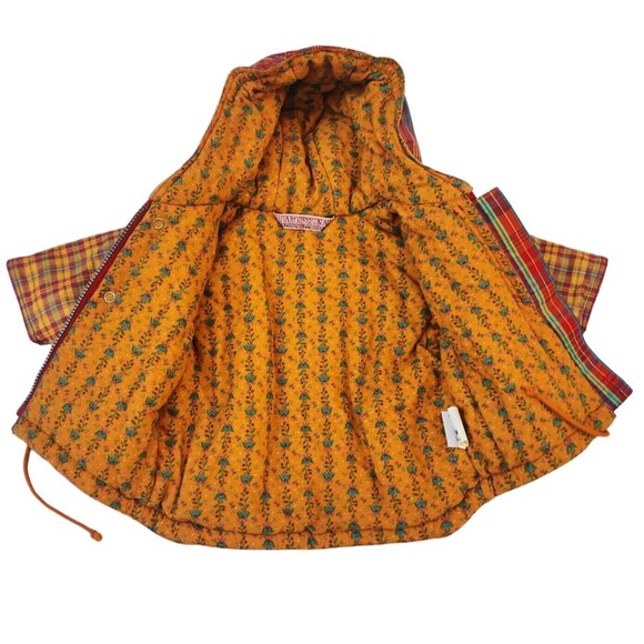 Pampolina Baby Girl Kids Multi Print Hooded Jacket With Mittens, EU Size 62 - Picture 6 of 14